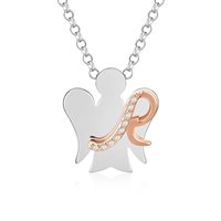 Collana Roberto Giannotti Donna L'alfabeto degli Angeli in Argento Zirconia GIA500R - GIA500R